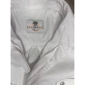 Cucamonga Co. Men's Whiter Long Sleeve Button Down Shirt L